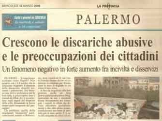 Palermo Cassonetti Con Le Misure Sbagliate